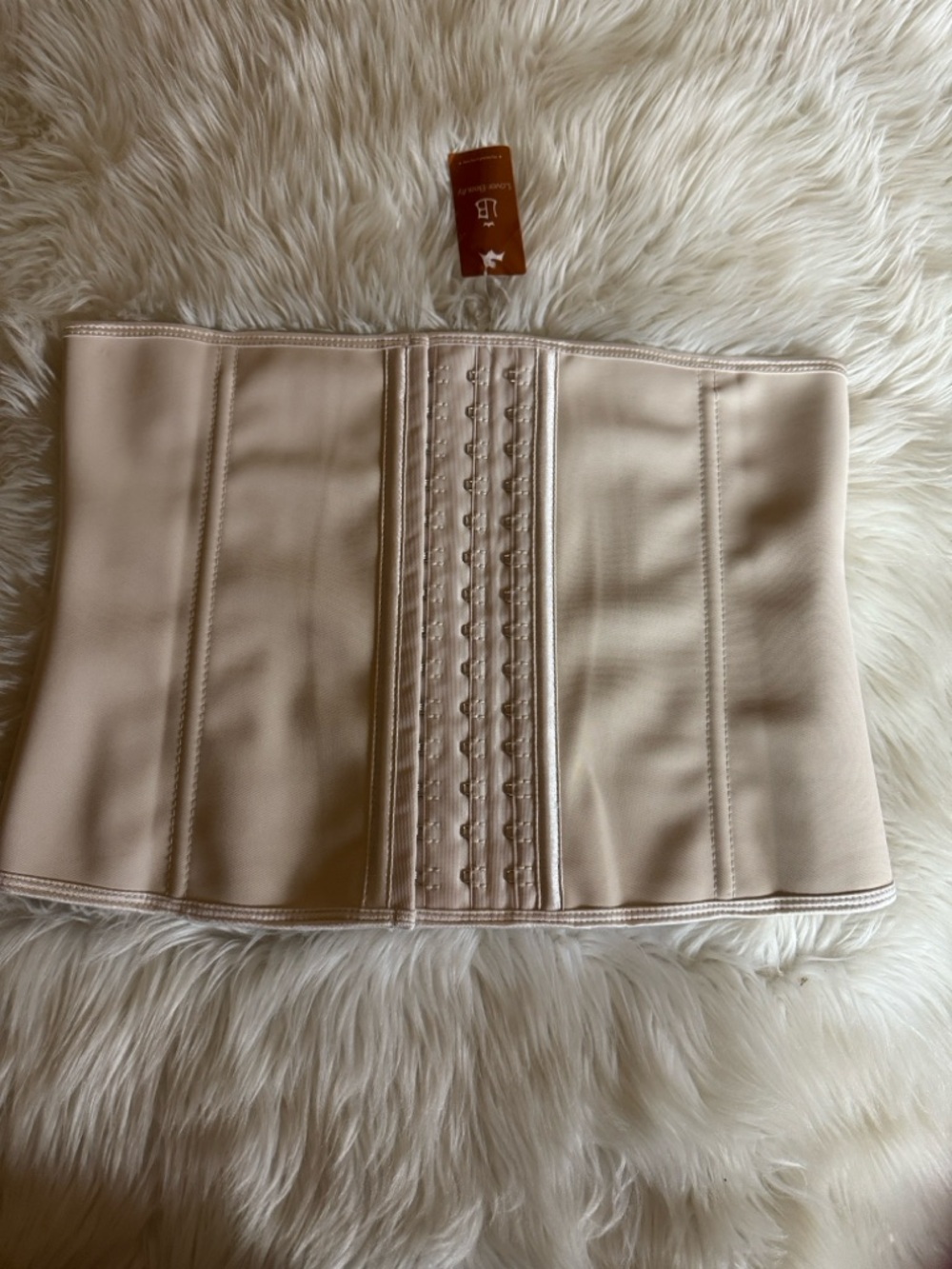 Lover-Beauty nude color waist trainer with boning Size Large New with tag - Picture 6 of 15